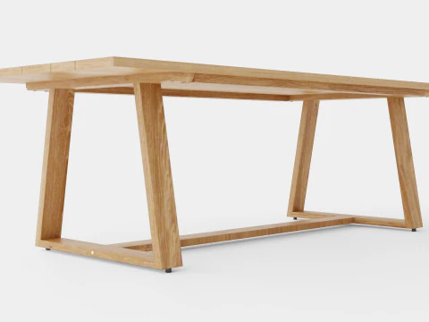 Laurion dining table 3D Model