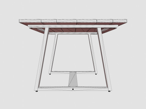 Laurion dining table 3D Model