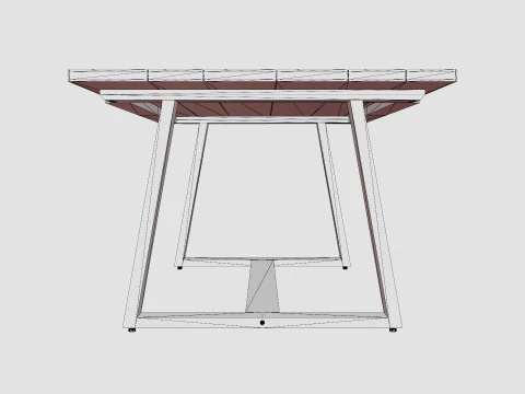 Laurion dining table 3D Model