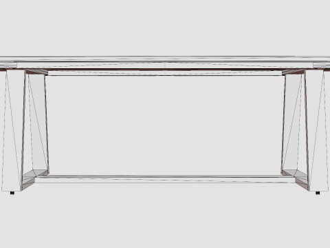 Laurion dining table 3D Model