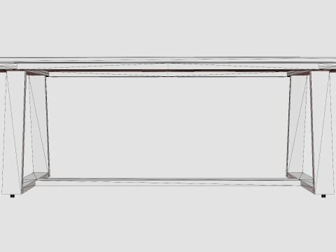 Laurion dining table 3D Model