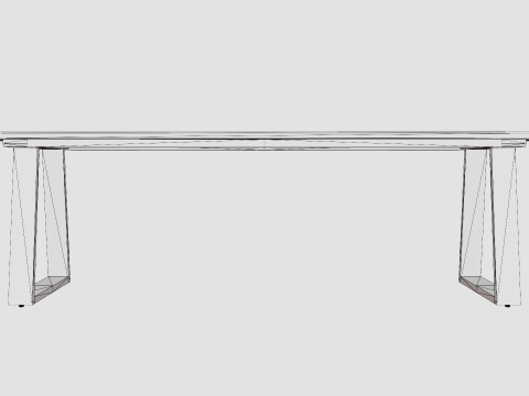 Laurion dining table 3D मॉडल