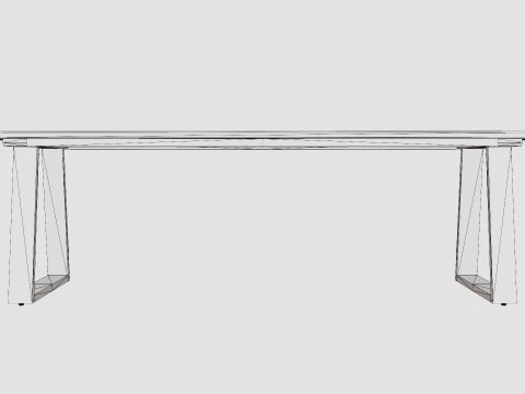 Laurion dining table 3D Model