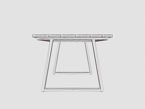 Laurion dining table 3D मॉडल