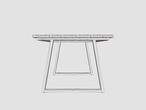 Laurion dining table 3D Model