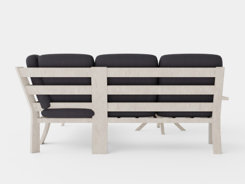 Biscaya sofa set 3D Модель