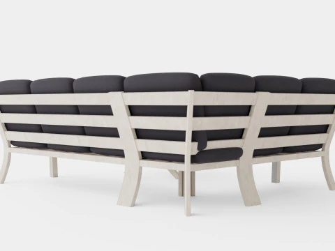 Biscaya sofa set 3D Model