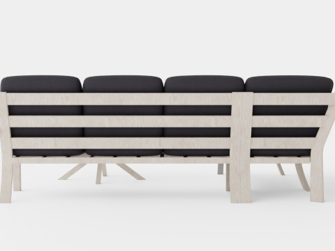Biscaya sofa set 3D Модель