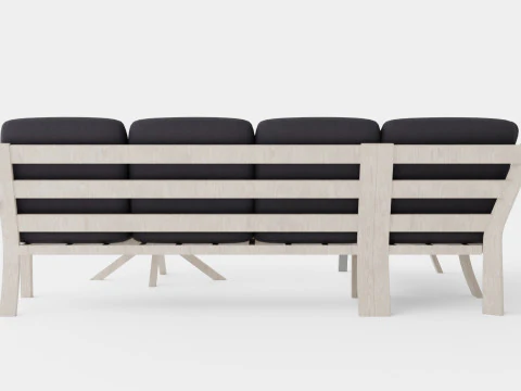 Biscaya sofa set 3D Model