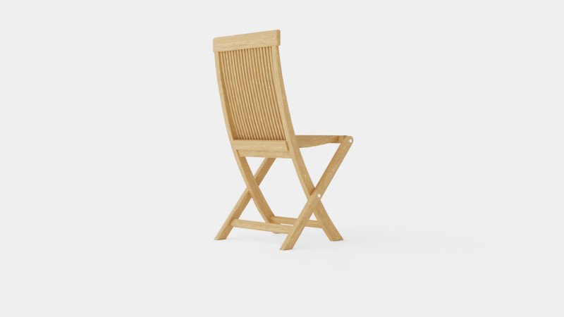 Turin folding chair 3D Model .c4d .max .obj .3ds .fbx .stl .blend 