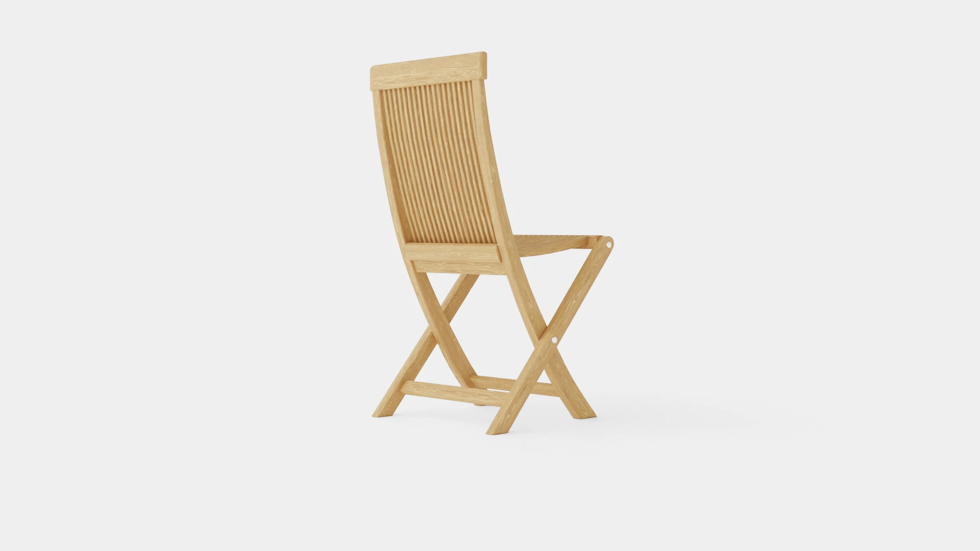 Turin folding chair 3D Model .c4d .max .obj .3ds .fbx .stl .blend