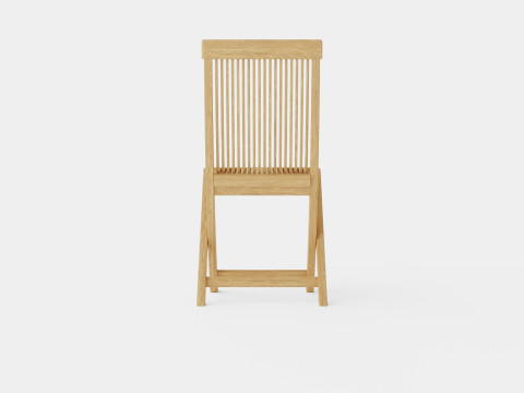 Turin folding chair 3D Model