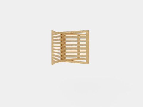 Turin folding chair 3D Model