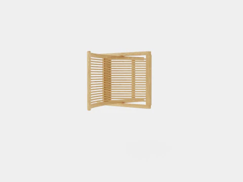 Turin folding chair 3D Model