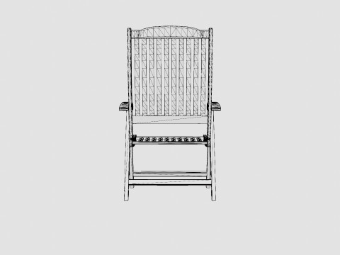Veronica reclining chair 3D Модель