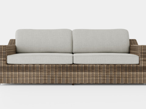 Glendon 3-seater sofa Modelo 3D