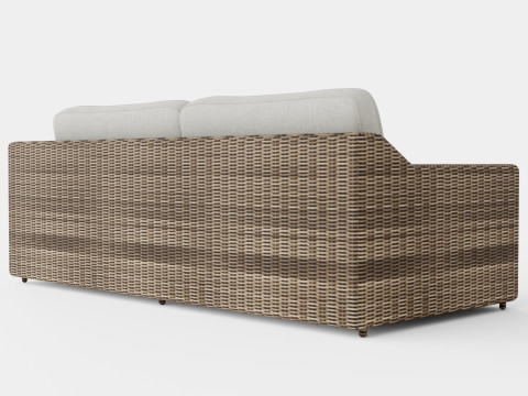 Glendon 3-seater sofa Modelo 3D