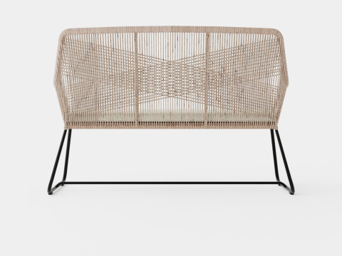 Midway 2-seater sofa 3D Model