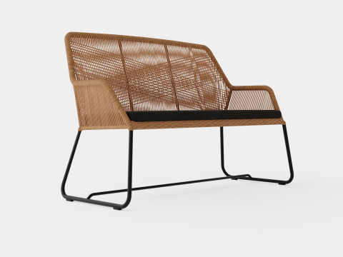 Midway 2-seater sofa Modello 3D
