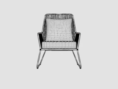 Midway armchair 3D Model