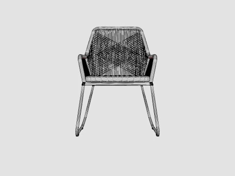 Midway armchair 3D Model