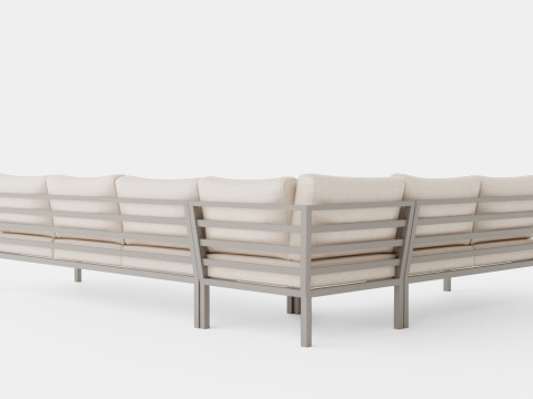Weldon sofa set Modelo 3D