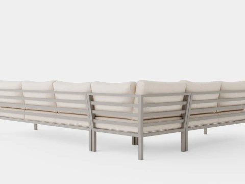 Weldon sofa set 3D Model