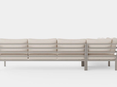 Weldon sofa set 3D Model