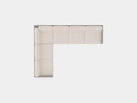 Weldon sofa set 3D Model