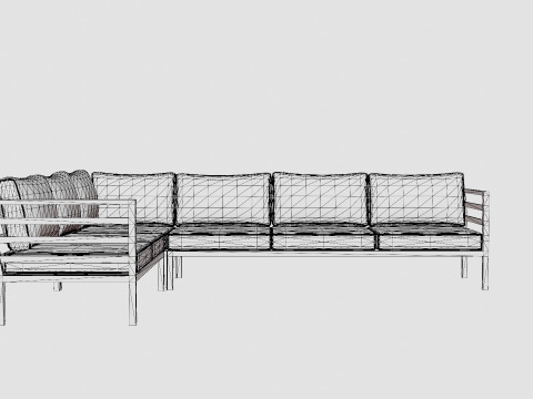 Weldon sofa set Modelo 3D