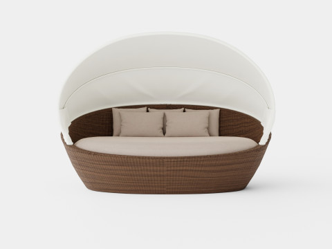 Ninja sunbed with canopy 3D Модель
