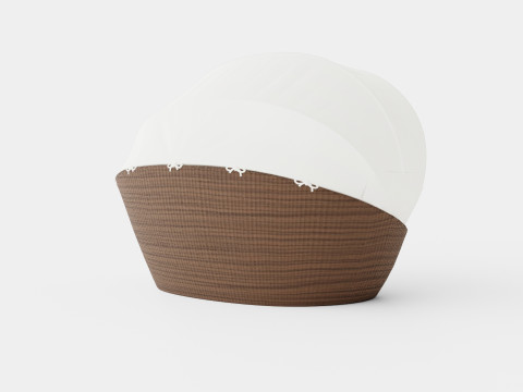 Ninja sunbed with canopy 3D Модель