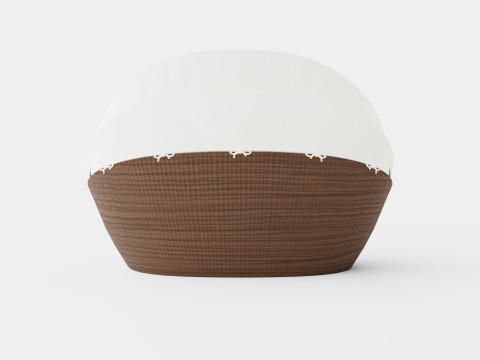 Ninja sunbed with canopy 3D Модель