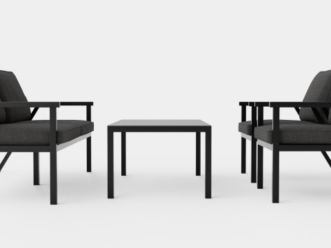 Rana sofa set 3Dモデル