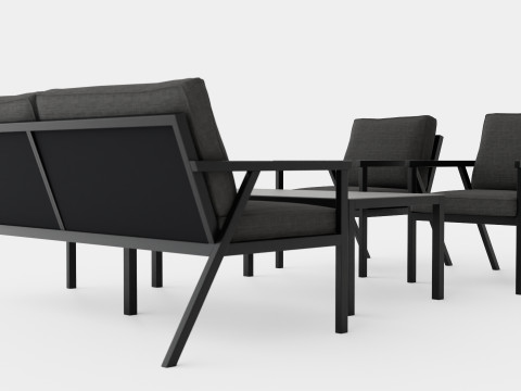 Rana sofa set 3Dモデル