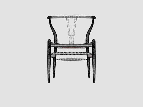 CH24 Chair Model 3D
