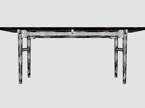 CH327 Table 3D Model