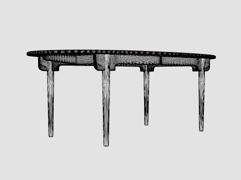 CH338 Table 3D Model