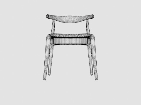 Carl Hansen CH20 Chair 3D Model