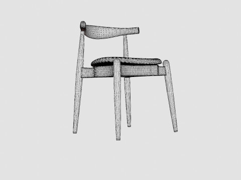 Carl Hansen CH20 Chair 3D Model