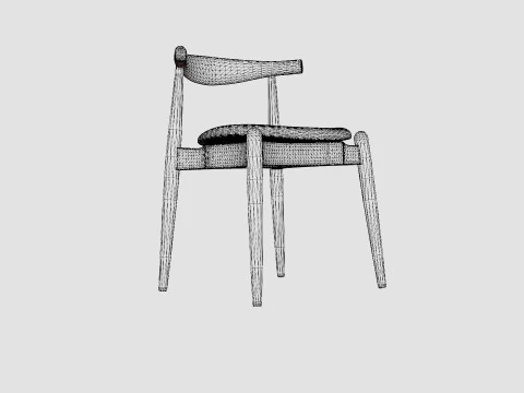 Carl Hansen CH20 Chair 3D Model