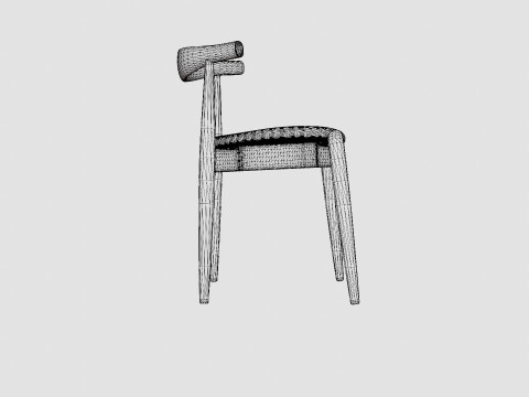 Carl Hansen CH20 Chair 3D Model