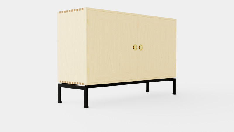 Carl Hansen FK63 Side Table 3D Model .c4d .max .obj .3ds .fbx .stl .blend 