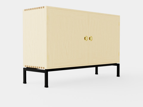 Carl Hansen FK63 Side Table 3D मॉडल