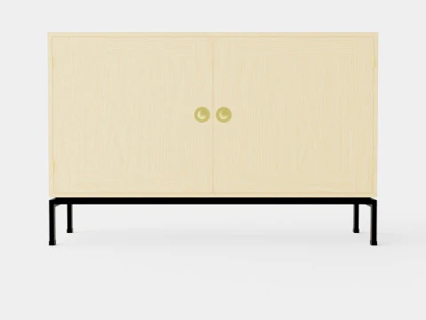 Carl Hansen FK63 Side Table 3D Model