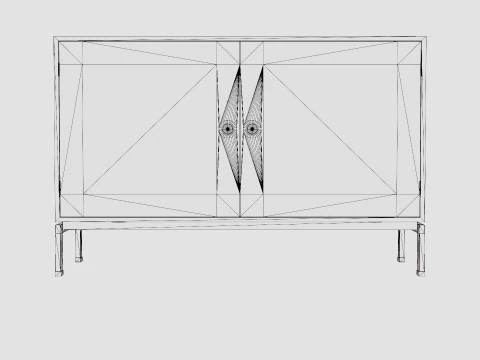 Carl Hansen FK63 Side Table 3D Model