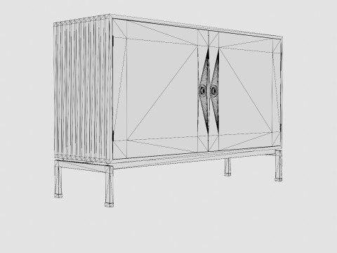 Carl Hansen FK63 Side Table 3D Model