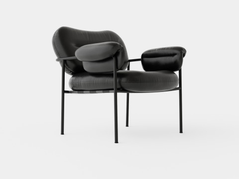 Fogia Bollo Lounge Chair 3Dモデル