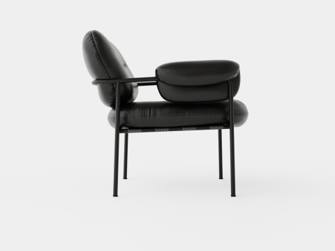 Fogia Bollo Lounge Chair 3Dモデル