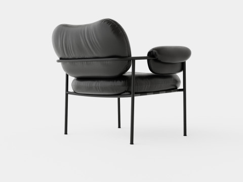 Fogia Bollo Lounge Chair 3Dモデル
